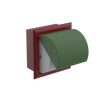 Rubinet RECESSED TOILET PAPER HOLDER Maroon