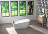 Oceania Sikome with faucet deck Freestanding Bath