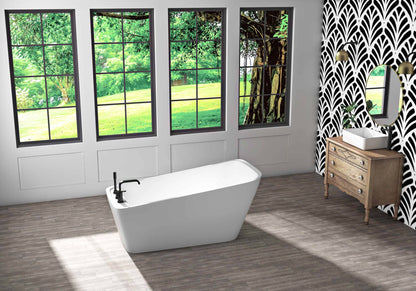 Oceania Sikome with faucet deck Freestanding Bath