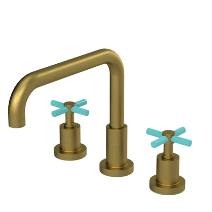 Rubinet Widespread Kitchen Set Antique Brass Matt