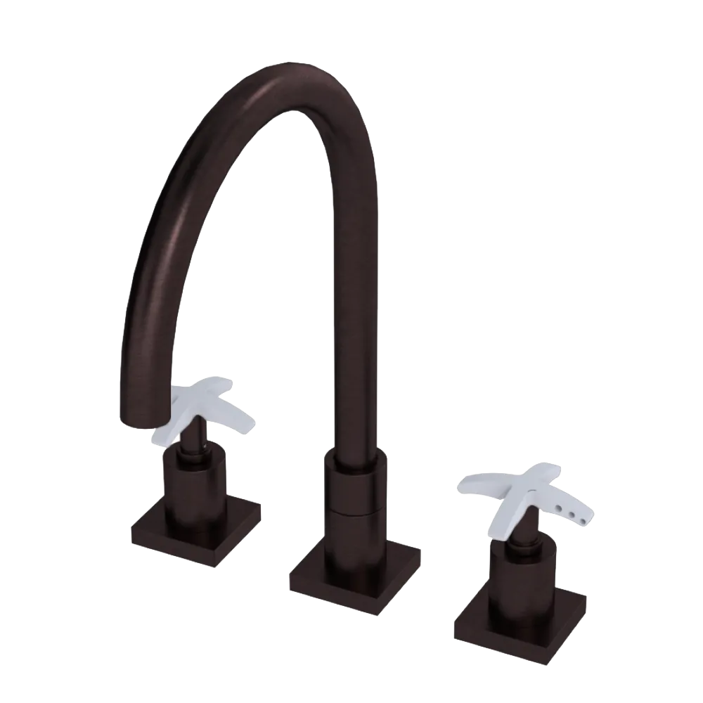 Rubinet Widespread Kitchen Set Oil Rubbed Bronze