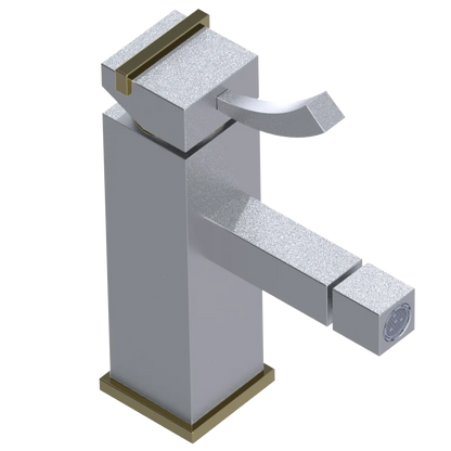 Rubinet Single Control Bidet Fitting (less drain) Satin Chrome