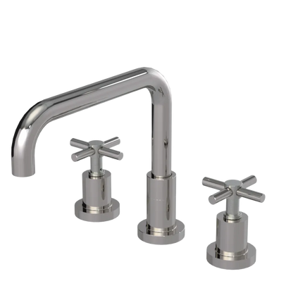 Rubinet Widespread Kitchen Set Polished Nickel