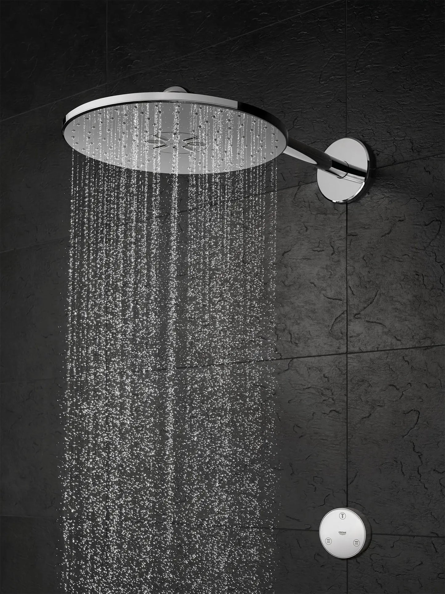 Grohe Rainshower Shower Head with Remote, 12" - 2 Sprays, 1.75 GPM (6.6 L/min)