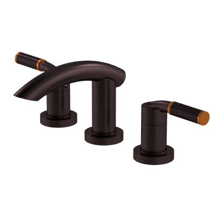 Rubinet Widespread Lav. Set. (less drain) Oil Rubbed Bronze