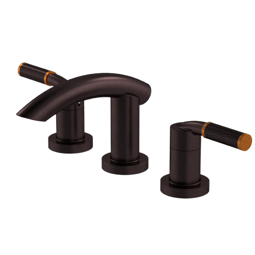 Rubinet Widespread Lav. Set. (less drain) Oil Rubbed Bronze