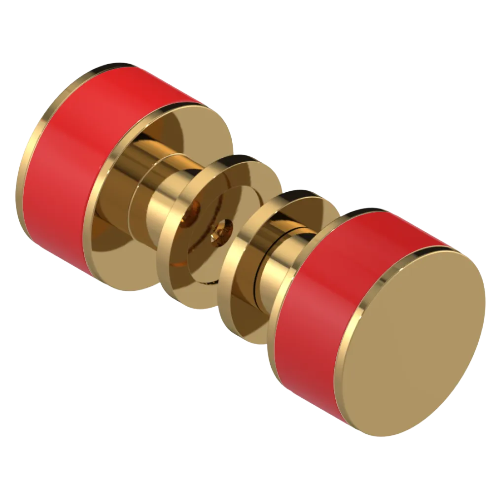 Rubinet Shower Door Knob (set) Gold