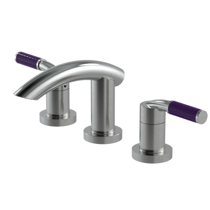 Rubinet Widespread Lav. Set. (less drain) Satin Nickel