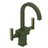 Rubinet Single Hole Dual Handle Lav. Set. (less drain) Green Envy