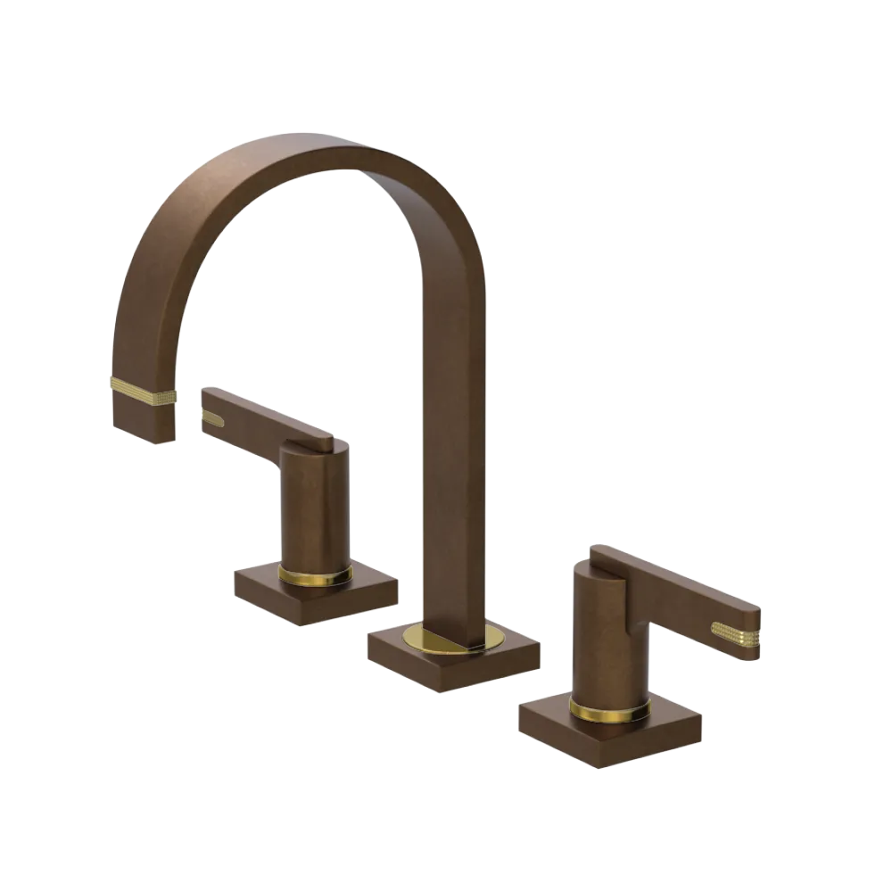 Rubinet Widespread Lav. Set. (less drain) Tuscan Brass