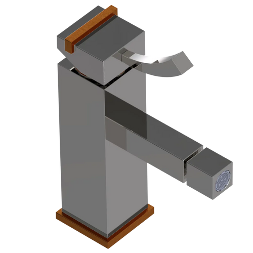 Rubinet Single Control Bidet Fitting (less drain) Polished Nickel