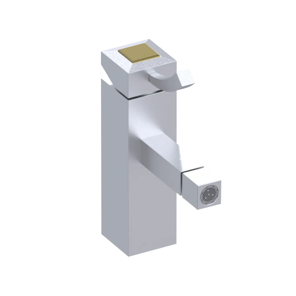 Rubinet Single Control Bidet Fitting (less drain) Satin Chrome