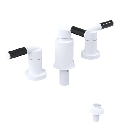 Rubinet Bidet Fitting with Spray, Diverter, and Vacuum Breaker (less drain) Matt White