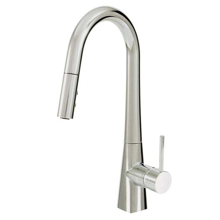 Aquabrass Pull-down dual stream mode kitchen faucet