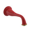 Rubinet Tub Filler Spout Wall Mount Red