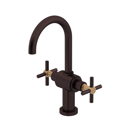 Rubinet Single Hole Dual Handle Lav. Set with LaSalle Spout (less drain) Oil Rubbed Bronze