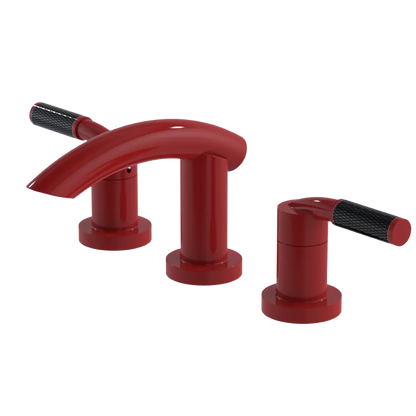 Rubinet Widespread Lav. Set. (less drain) Red