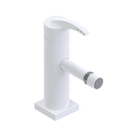 Rubinet Single Control Bidet Fitting (less drain) Matt White