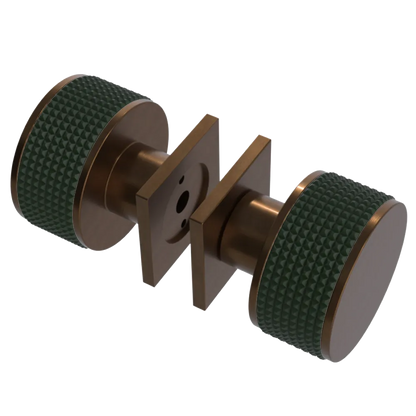 Rubinet Shower Door Knob (set) Tuscan Brass