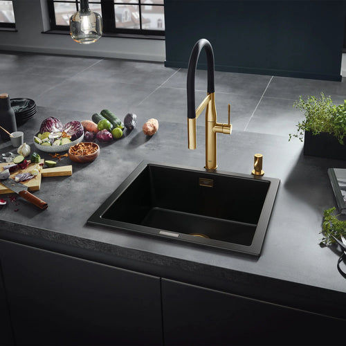 Grohe Essence Single-Handle Semi-Pro Dual Spray Kitchen Faucet 6.6 L/Min - Golzar Home