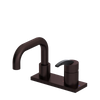 Rubinet 4" Centre Single Control Lav. Set. with Genesis spout (less drain) Oil Rubbed Bronze