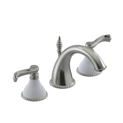 Rubinet Widespread Lav. Set. (less drain) Satin Nickel