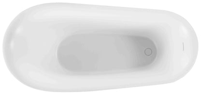 Eleganza Matte White 67" x 32" Freestanding Bathtub - FBE6732