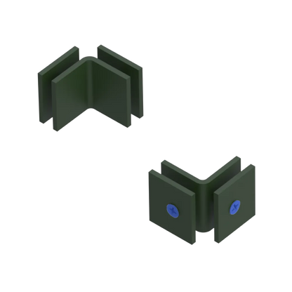 Rubinet 90 Glass to Glass Open Face Green Envy