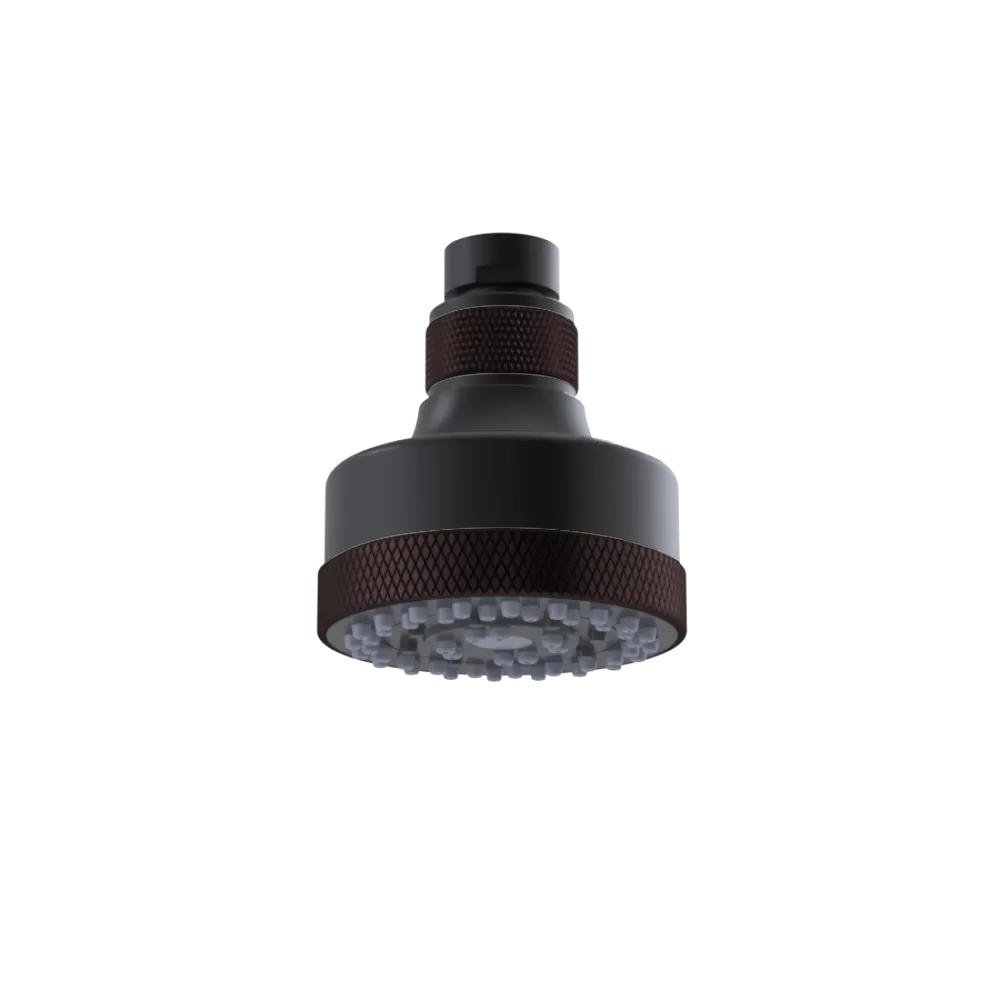 Rubinet 3 FUNCTION SHOWER HEAD Matt Black