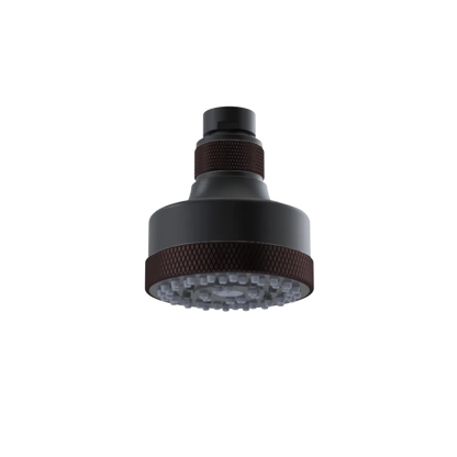 Rubinet 3 FUNCTION SHOWER HEAD Matt Black