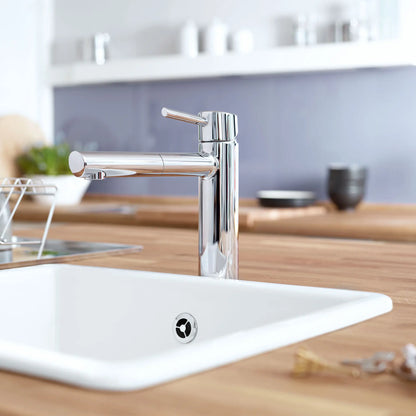 Concetto Single-Handle Pull-Out Kitchen Faucet Dual Spray 5.7 L/Min - Golzar Home