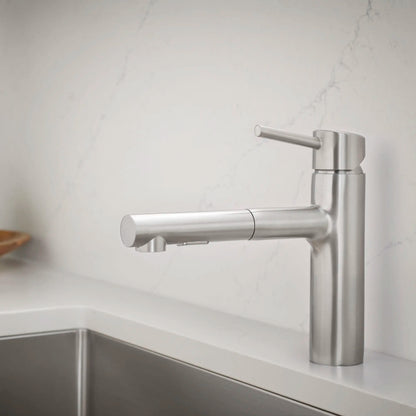 Concetto Single-Handle Pull-Out Kitchen Faucet Dual Spray 5.7 L/Min - Golzar Home