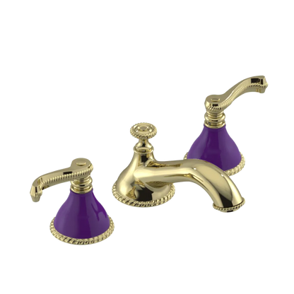 Rubinet Widespread Lav. Set. (less drain) Gold