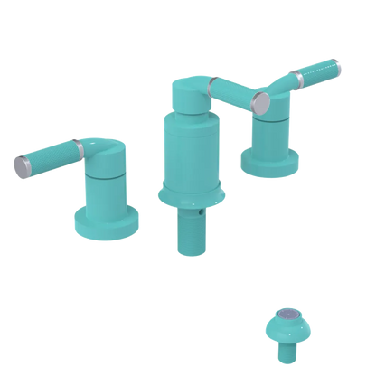 Rubinet Bidet Fitting with Spray, Diverter, and Vacum Breaker (Less Drain) Aqua