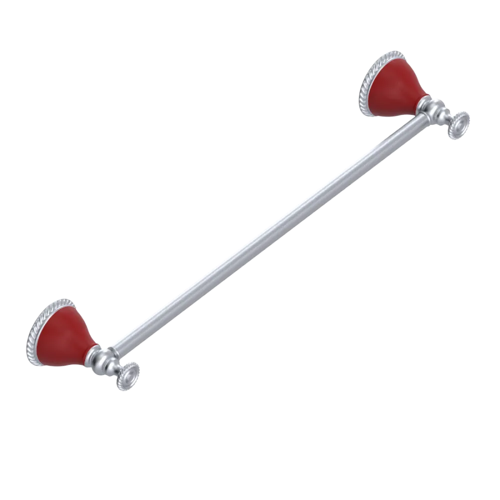 Rubinet Towel Bar 24" Satin Chrome