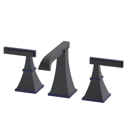 Rubinet Widespread Lav. Set. (less drain) Matt Black