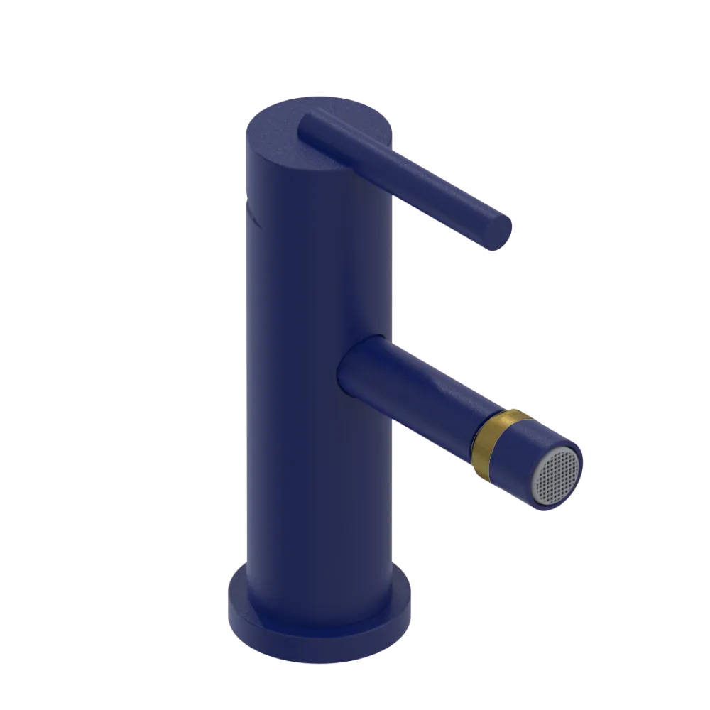 Rubinet Single Control Bidet Fitting (less drain) Midnight Blue