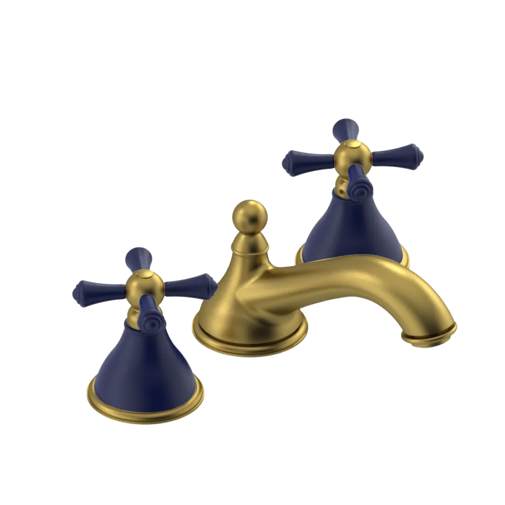 Rubinet Widespread Lav. Set. (less drain) Antique Brass Matt