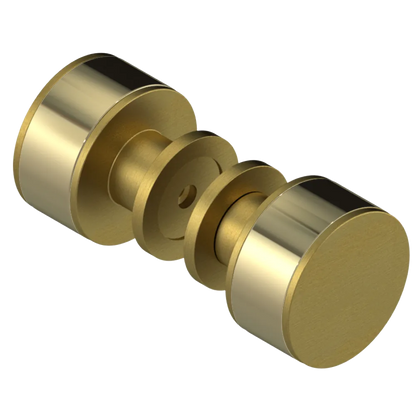 Rubinet Shower Door Knob (set) Antique Brass Matt