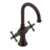 Rubinet Single Hole Dual Handle Lav. Set. (less drain) Oil Rubbed Bronze