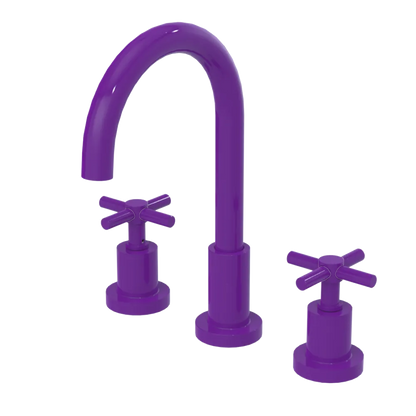 Rubinet Widespread Kitchen Set with LaSalle Spout Purple Haze