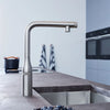 Essence Smartcontrol Pull-Out Single Spray Kitchen Faucet 1.75 Gpm - Golzar Home