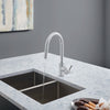 Concetto Single-Handle Pull Down Kitchen Faucet Dual Spray 5.7 L/Mi - Golzar Home