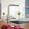 Grohe Zedra Single-Handle Pull-Out Kitchen Faucet Dual Spray 1.75 Gpm - Golzar Home