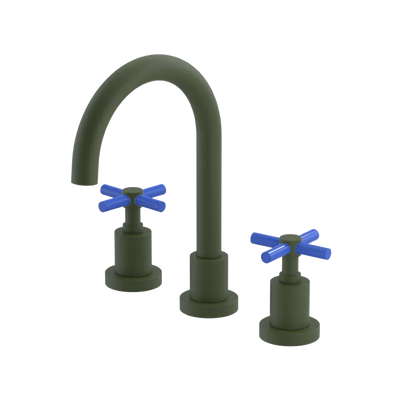 Rubinet Widespread Lav. Set. (less drain) Green Envy