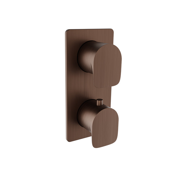 Baril Complete thermostatic pressure balanced shower valve with 1-way diverter