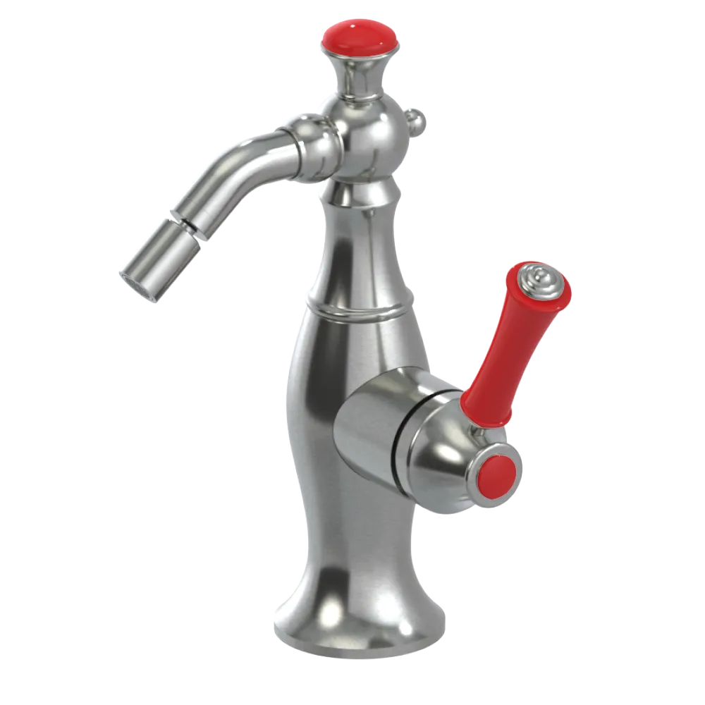 Rubinet Single Control Bidet Fitting (less drain) Satin Nickel