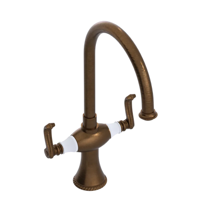 Rubinet Two Handle Single Hole Kitchen Set Oil Rubbed Bronze
