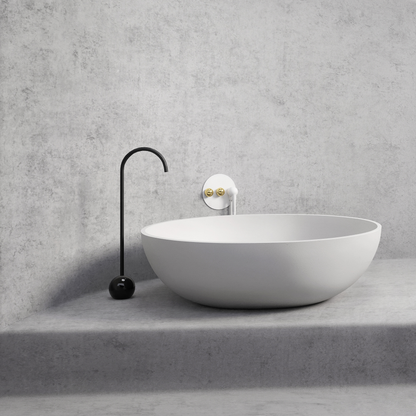 Baril Floor-mounted tub spout