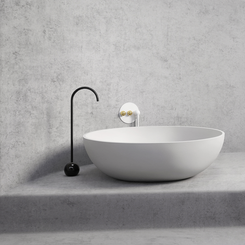 Baril Floor-mounted tub spout